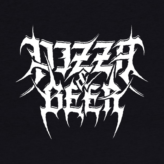 Pizza and Beer Death Metal Black Snack by danielfarisaj